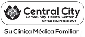 Image of Title wording with Logo - Central City Community Health Center - Sin fines de lucro desde 1994 - Su Clinica Medica Familiar