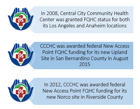 Image of CCCHC Award Years to show our history on Our Story Page
