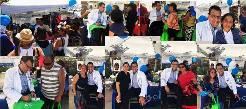 Image of Central City Community Health Center staff at the Baldwin Park Event