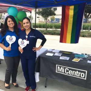 image of CCCHC staff at LGBTQ Diversity Health Fair - Rancho Los Amigos National Rehab Center 
